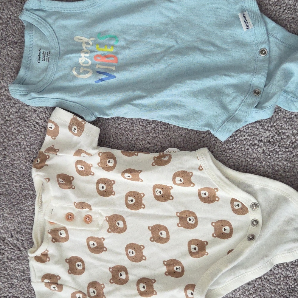 36 Piece Bundle Carters, Huggies, Cloud Island Pants, Joggers, Onesies Sleepers, - Picture 8 of 15